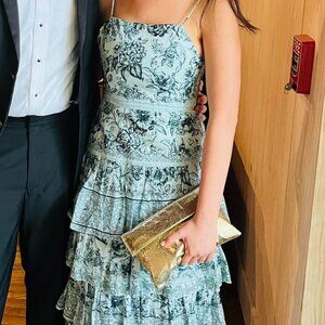 Alice + Olivia Valencia Spaghetti Strap Maxi Dress size 0